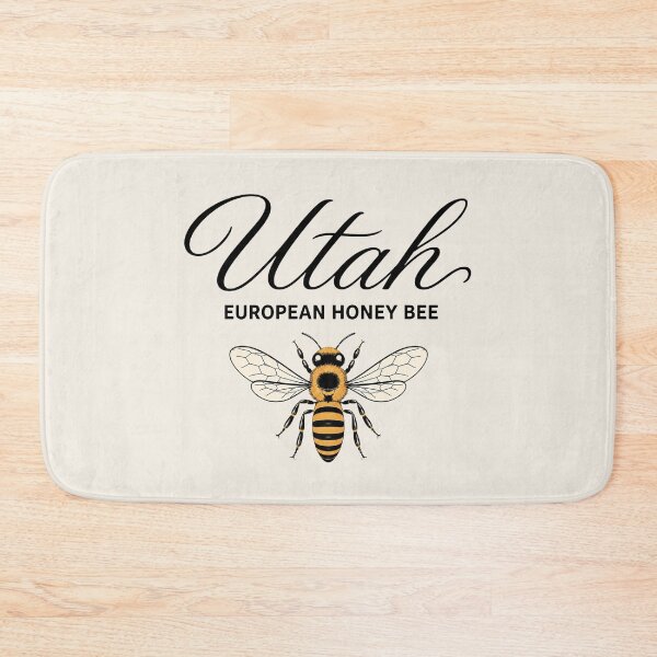 Item preview, Copy of Utah European Honey Bee – State Insect Art Print designed and sold by The-Drip-Studio.