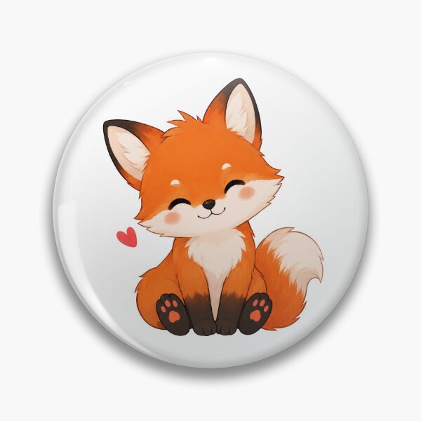 Item preview, Cute Smiling Fox designed and sold by HoloHugDesigns.