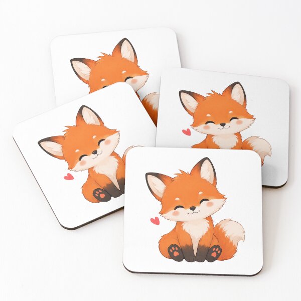 Item preview, Cute Smiling Fox designed and sold by HoloHugDesigns.