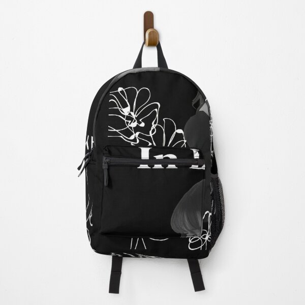 Item preview, Black White Portrait Flower Line Art Display designed and sold by st-orm-ivan.