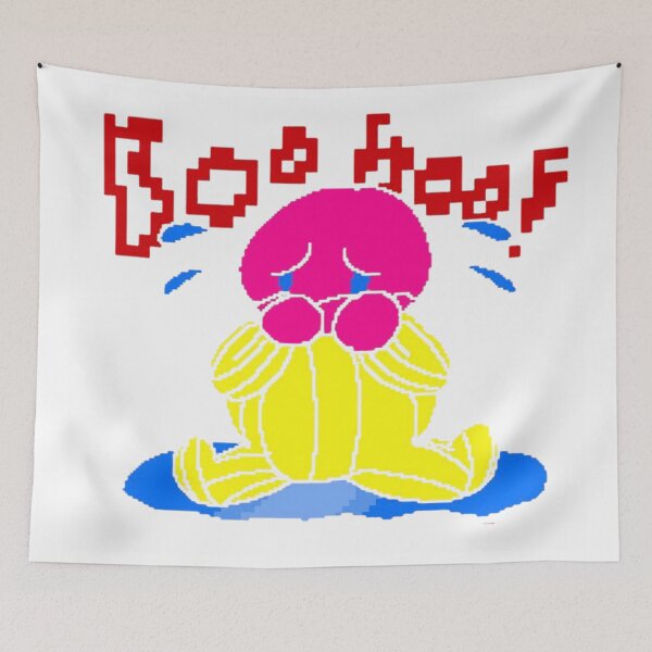 Item preview, Boo Hoo Pixel Art Crying Crying Character Sad Boy Retro Video Game designed and sold by Fern-Finch.