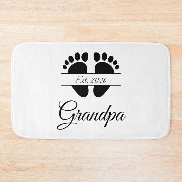 Item preview, Grandpa Est. 2026 with Footprint Design designed and sold by jeweleddesigns.