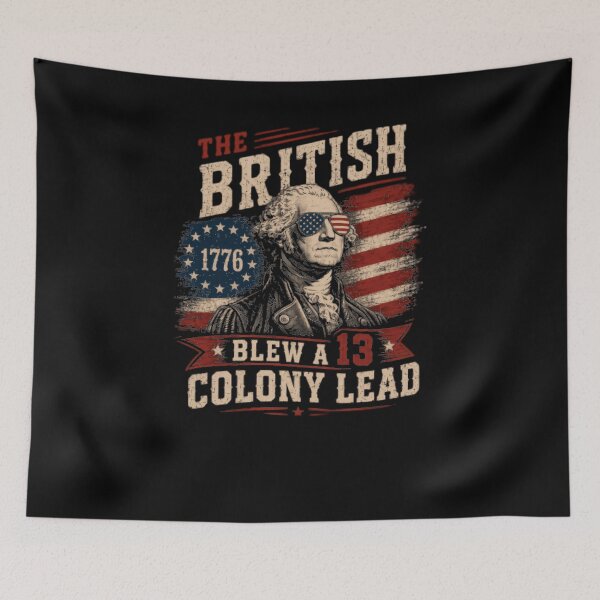 Item preview, The British Blew A 13 Colony Lead 1776 American Patriot Independence Day History designed and sold by HumansStuck12.
