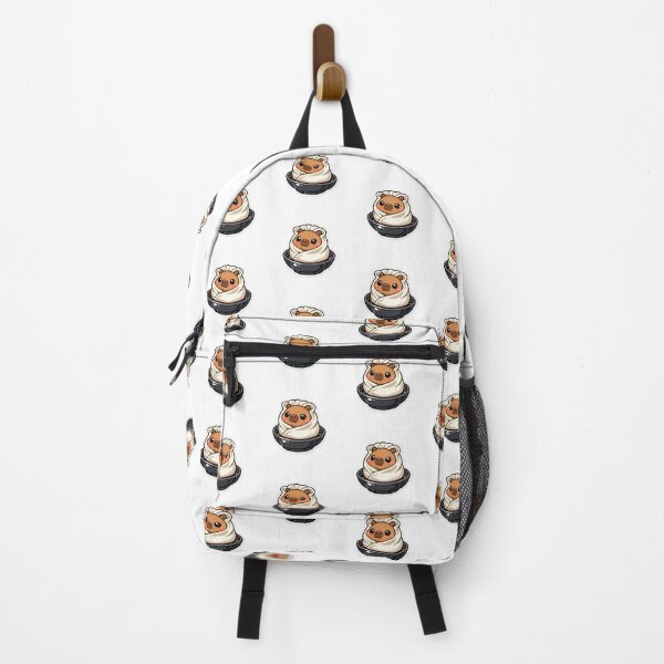 Item preview, Cute Kawaii Steamed Dumpling Wrapper Cozy Capybara Sticker designed and sold by yanejoy.