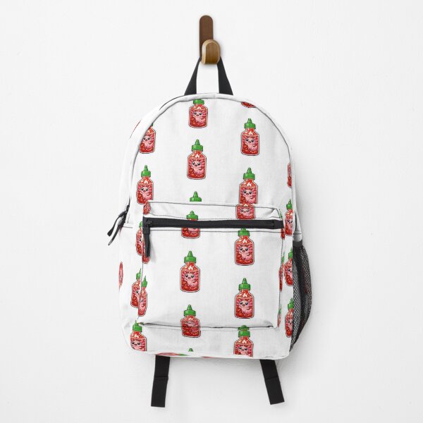 Item preview, Cute Spicy Sriracha Chili Sauce Bottle Axolotl Sticker designed and sold by yanejoy.