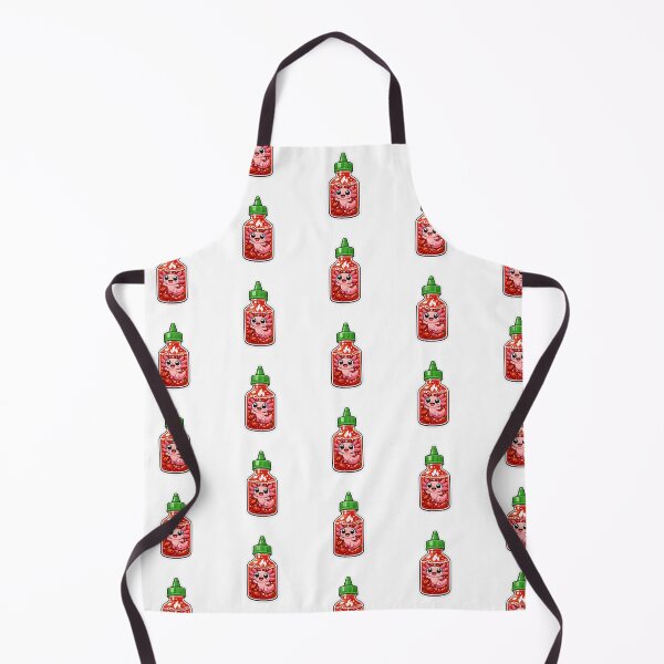 Item preview, Cute Spicy Sriracha Chili Sauce Bottle Axolotl Sticker designed and sold by yanejoy.