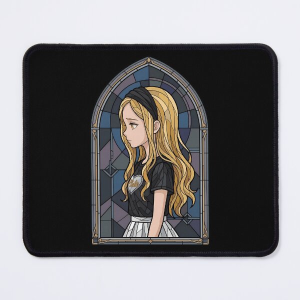 Item preview, Marina Kirarazaka Takopi Original Sin Dark Blue Stained Glass designed and sold by mildaclairmo.