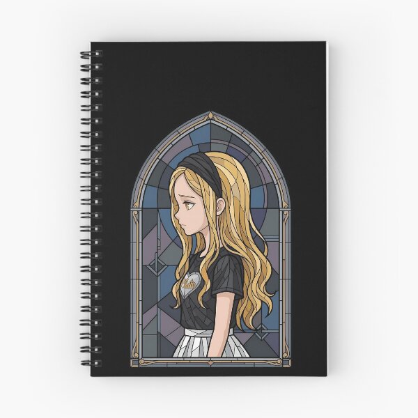 Item preview, Marina Kirarazaka Takopi Original Sin Dark Blue Stained Glass designed and sold by mildaclairmo.