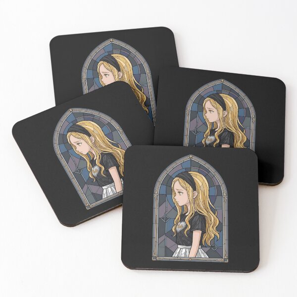 Item preview, Marina Kirarazaka Takopi Original Sin Dark Blue Stained Glass designed and sold by mildaclairmo.