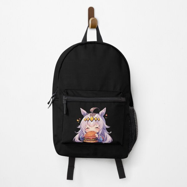 Item preview, Oguri Cap Uma Musume Pretty Derby Chibi Kawaii Burger Loving Anime Girl Sweetness designed and sold by earlobejerk.