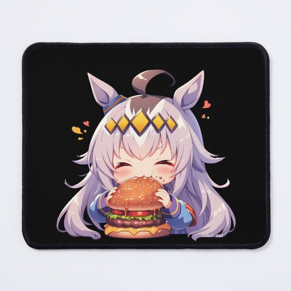 Item preview, Oguri Cap Uma Musume Pretty Derby Chibi Kawaii Burger Loving Anime Girl Sweetness designed and sold by earlobejerk.