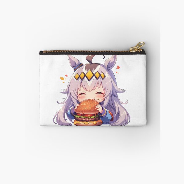 Aperçu de l'œuvre Oguri Cap Uma Musume Pretty Derby Chibi Kawaii Burger Loving Anime Girl Sweetness créée et vendue par earlobejerk.