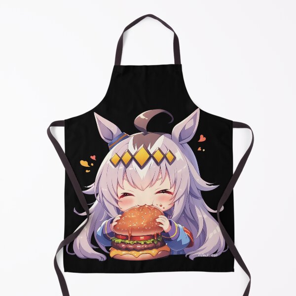 Item preview, Oguri Cap Uma Musume Pretty Derby Chibi Kawaii Burger Loving Anime Girl Sweetness designed and sold by earlobejerk.