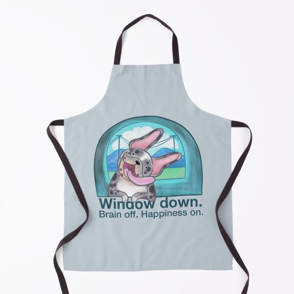Item preview, French bulldog window down designed and sold by Konopikyu.