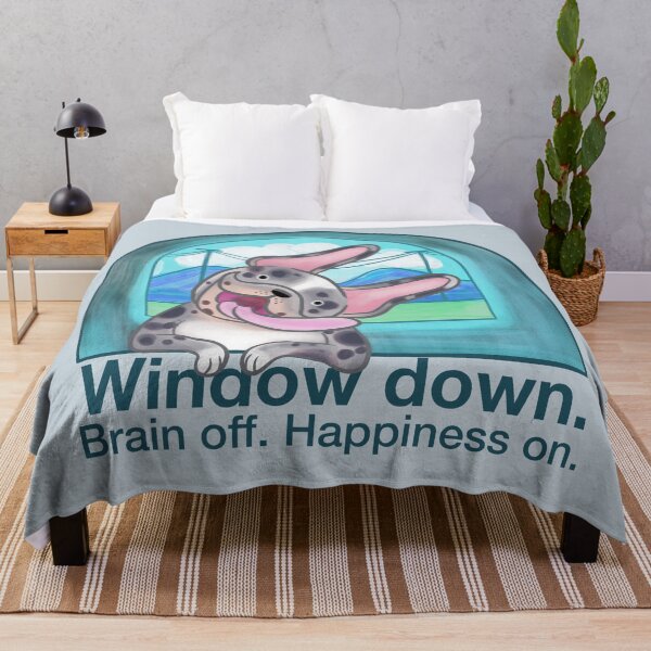 Item preview, French bulldog window down designed and sold by Konopikyu.