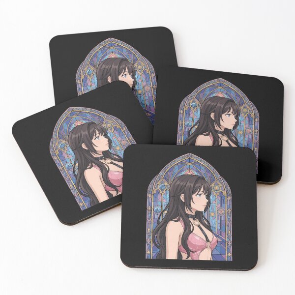 Item preview, Kaoruko Waguri Fragrant Flower Elegant Stained Glass designed and sold by mildaclairmo.