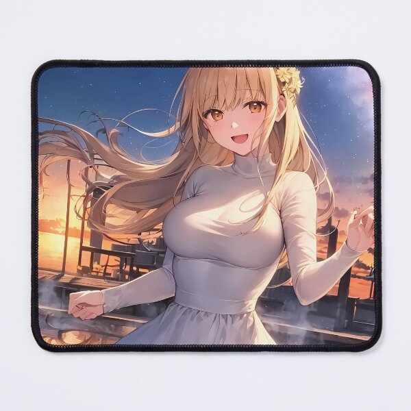 Item preview, Mahiru Shiina Angel Next Door Twilight Sky White Dress Joy designed and sold by justnickthings.