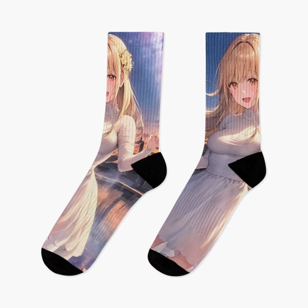 Item preview, Mahiru Shiina Angel Next Door Twilight Sky White Dress Joy designed and sold by justnickthings.