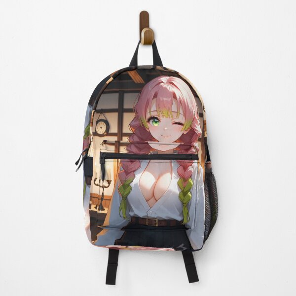 Item preview, Mitsuri Kanroji Demon Slayer Wink Cozy Night Portrait designed and sold by justnickthings.