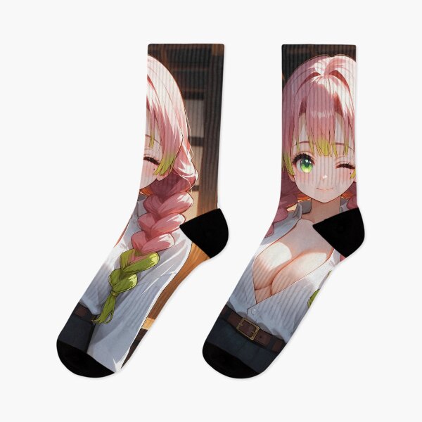 Item preview, Mitsuri Kanroji Demon Slayer Wink Cozy Night Portrait designed and sold by justnickthings.