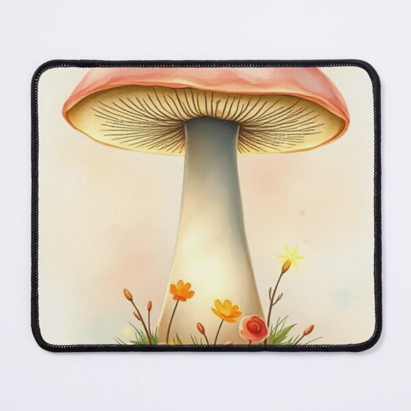Item preview, Whimsical Watercolor Mushroom Cottagecore Art designed and sold by Vida e Arte.