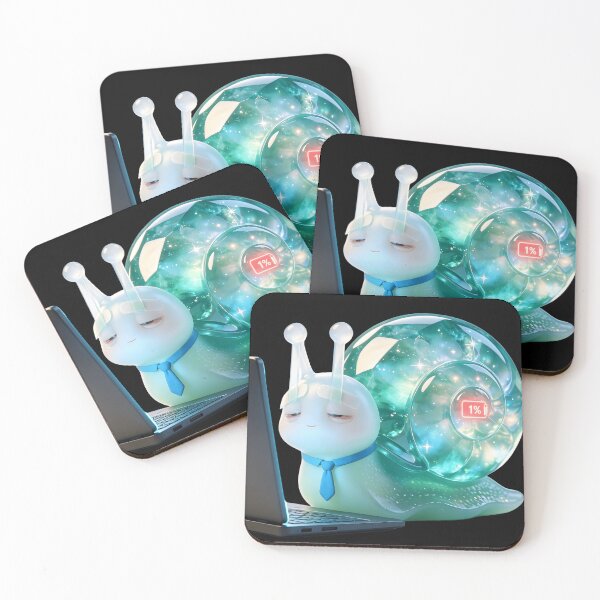 Item preview, Emerald Snail - Corporate Zombie: My Soul Has Clocked Out designed and sold by ABYSSLAB.