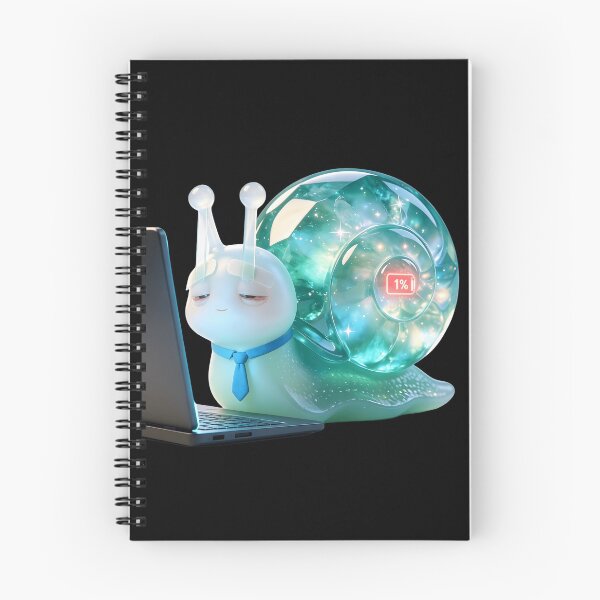 Item preview, Emerald Snail - Corporate Zombie: My Soul Has Clocked Out designed and sold by ABYSSLAB.