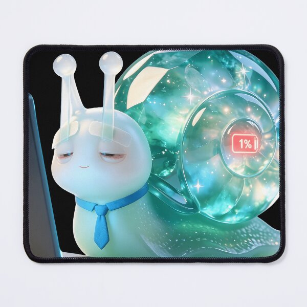 Item preview, Emerald Snail - Corporate Zombie: My Soul Has Clocked Out designed and sold by ABYSSLAB.