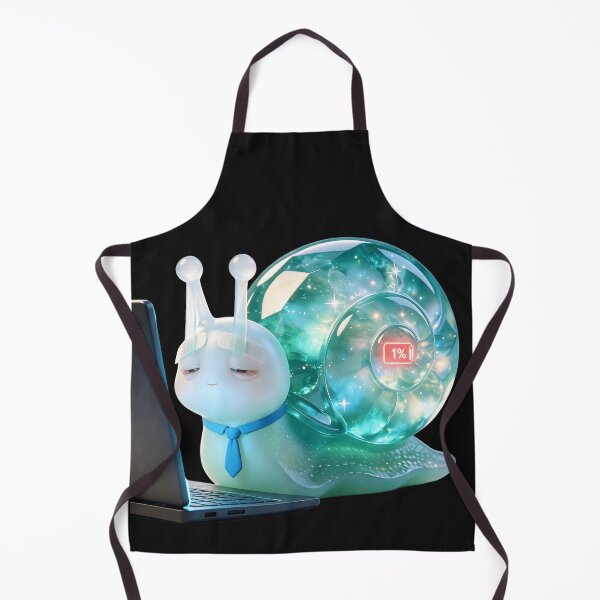 Item preview, Emerald Snail - Corporate Zombie: My Soul Has Clocked Out designed and sold by ABYSSLAB.