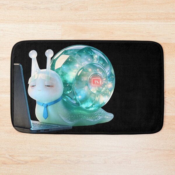 Item preview, Emerald Snail - Corporate Zombie: My Soul Has Clocked Out designed and sold by ABYSSLAB.