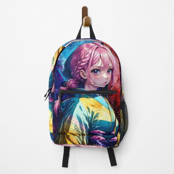 Item preview, Rebecca One Piece Elegant Kimono Pink Hair Portrait designed and sold by MicaheHaffner.