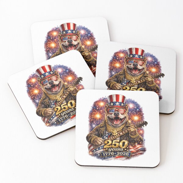 Item preview, Pitbull Dog 250 Years American 1776 2026 4th July designed and sold by QuiteOrbit.