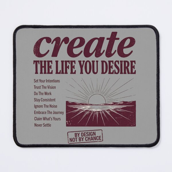 Item preview, Create The Life You Desire — Positive Thinking designed and sold by PlushFutura.