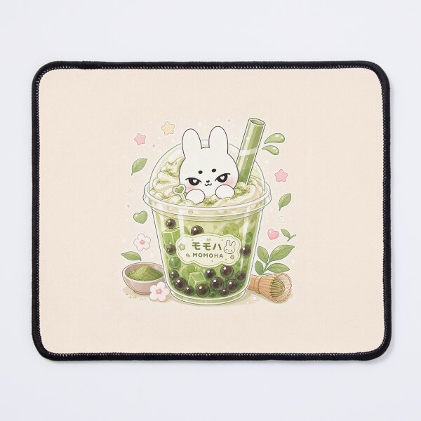 Item preview, Kawaii Matcha Bubble Tea Bunny designed and sold by kokoriiland.