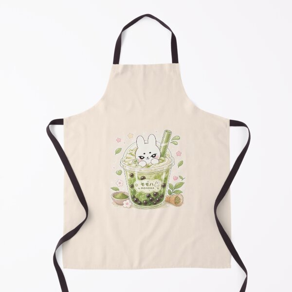 Item preview, Kawaii Matcha Bubble Tea Bunny designed and sold by kokoriiland.