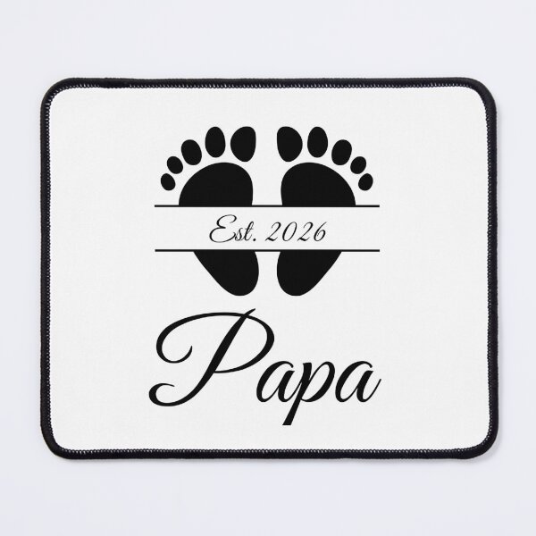 Item preview, Papa Est. 2026 with Footprint Design designed and sold by jeweleddesigns.