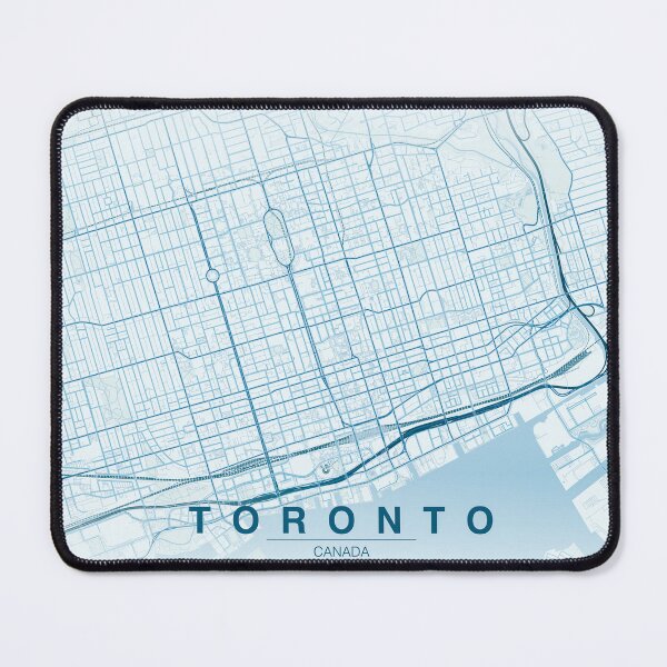 Item preview, Toronto, Ontario Canada Map designed and sold by Roxane Bay.