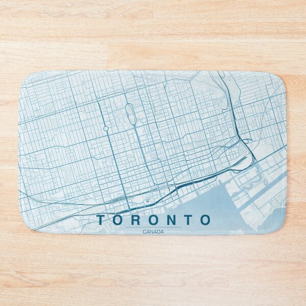 Item preview, Toronto, Ontario Canada Map designed and sold by Roxane Bay.