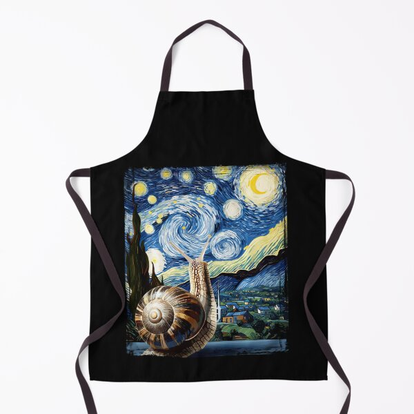 Item preview, Van Gogh Style Starry Night Snail designed and sold by Littermin.