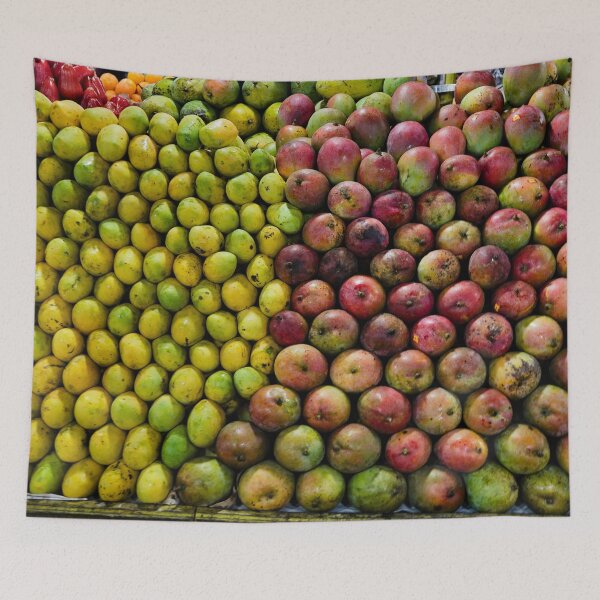 Item preview, Large pyramid of ripe mangoes at the market designed and sold by franck380.