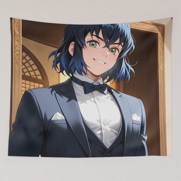 Item preview, Inosuke Hashibira Demon Slayer Classic Tuxedo Entrance designed and sold by MicaheHaffner.