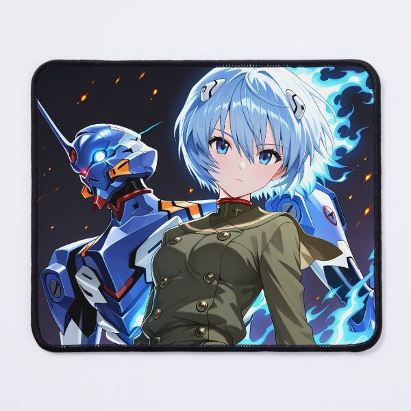 Item preview, Rei Ayanami Neon Genesis Evangelion Anime Girl Waifu Sci Fi Presence designed and sold by MicaheHaffner.