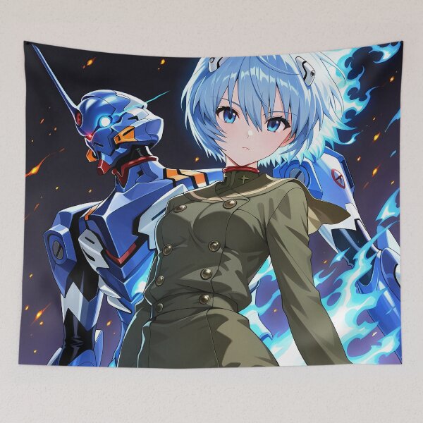 Item preview, Rei Ayanami Neon Genesis Evangelion Anime Girl Waifu Sci Fi Presence designed and sold by MicaheHaffner.