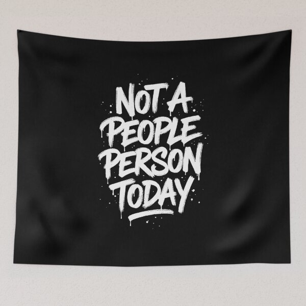 Item preview, Not a People Person Today designed and sold by Syahrasi.