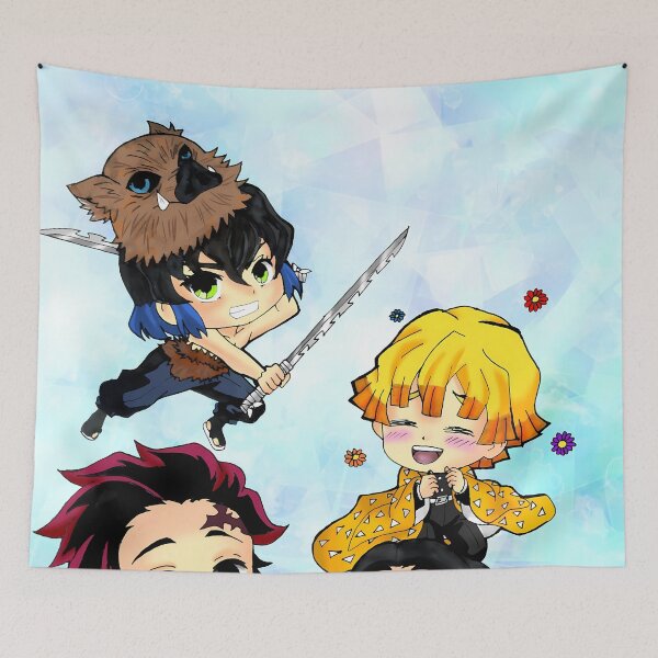 Item preview, Zenitsu Agatsuma Demon Slayer Chibi Friends Pastel Cheer designed and sold by MicaheHaffner.