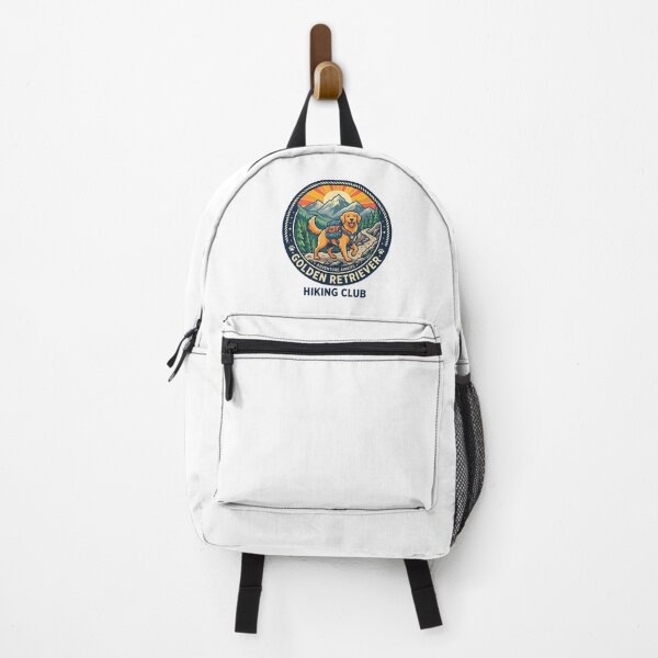 Item preview, Golden Retriever Hiking Club Vintage Outdoor Mountain Dog designed and sold by PictoVibe.