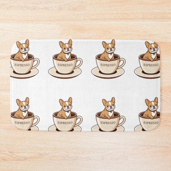 Item preview, French Bulldog Espresso Coffee Cup Minimalist Frenchie designed and sold by PictoVibe.