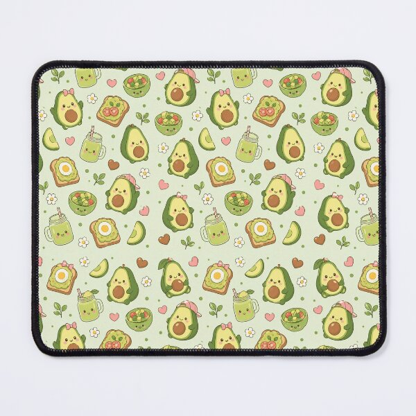 Item preview, Cute Avocado Friends Kawaii Pattern designed and sold by Soft Berry Studio.