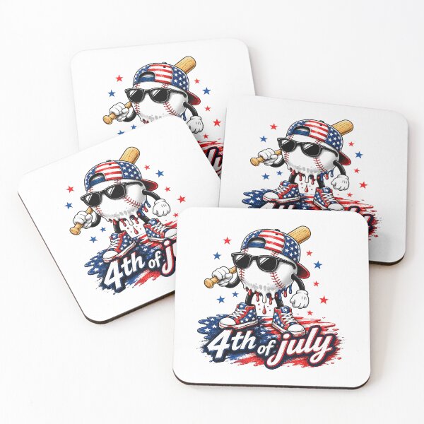 Item preview, 4th of July Baseball Drip 250 Years Anniversary designed and sold by QuiteOrbit.