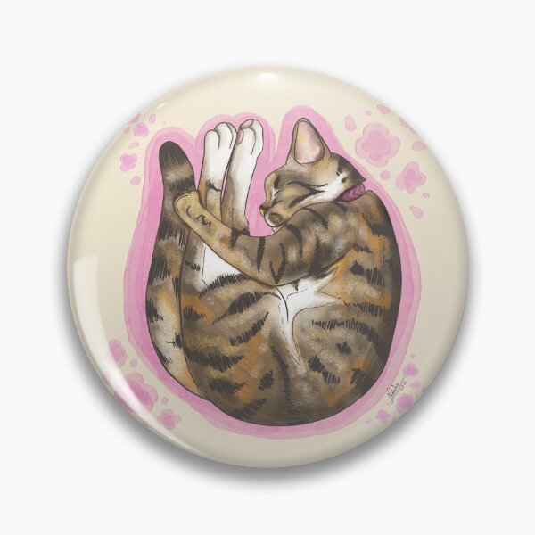 Item preview, A calico cat sleeping and dreaming designed and sold by Konopikyu.